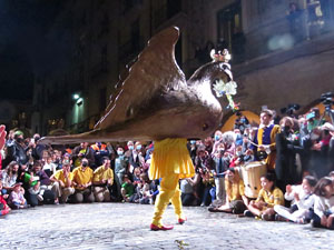 Fires de Sant Narc&iacute;s 2021. Ball de l'&agrave;liga, capgrossos i gegants