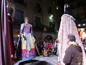 Fires de Sant Narc&iacute;s 2021. Ball de l'&agrave;liga, capgrossos i gegants
