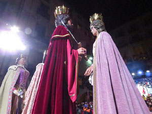 Fires de Sant Narc&iacute;s 2021. Ball de l'&agrave;liga, capgrossos i gegants