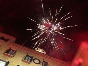 Fires de Sant Narc&iacute;s 2021. Ball de l'&agrave;liga, capgrossos i gegants
