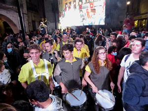 Fires de Sant Narc&iacute;s 2021. Ball de l'&agrave;liga, capgrossos i gegants
