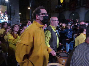 Fires de Sant Narc&iacute;s 2021. Ball de l'&agrave;liga, capgrossos i gegants