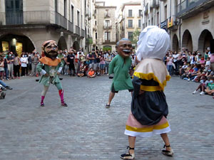 Arribada de la Flama del Canig&oacute; 2021 a la pla&ccedil;a del Vi