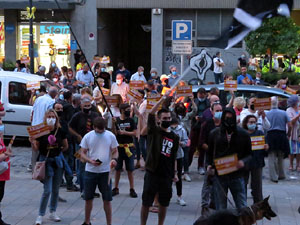 Manifestaci&oacute; de l'U d'octubre de 2021