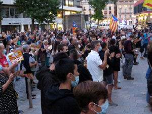 Manifestaci&oacute; de l'U d'octubre de 2021
