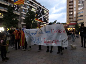 Manifestaci&oacute; de l'U d'octubre de 2021