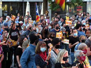 Manifestaci&oacute; de l'U d'octubre de 2021