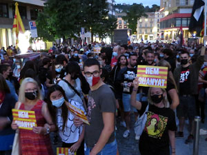 Manifestaci&oacute; de l'U d'octubre de 2021