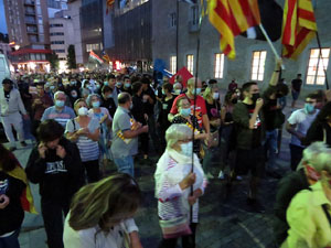 Manifestaci&oacute; de l'U d'octubre de 2021