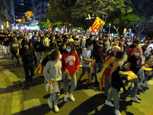 Manifestaci&oacute; de l'U d'octubre de 2021