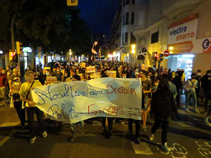 Manifestaci&oacute; de l'U d'octubre de 2021
