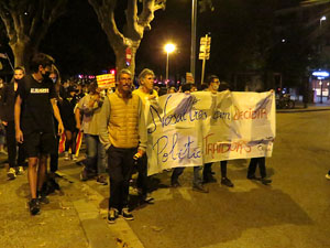 Manifestaci&oacute; de l'U d'octubre de 2021