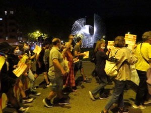 Manifestaci&oacute; de l'U d'octubre de 2021