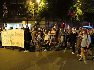 Manifestaci&oacute; de l'U d'octubre de 2021