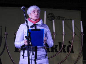 Nadal 2021. Encesa de les llums de Hanukk&agrave; a la pla&ccedil;a del Vi