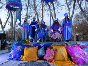 Reis 2022. El campament reial al camp de Mart al parc de la Devesa