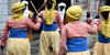 Els patges pels carrers de la ciutat