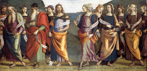 Sibil&middot;les i profetes. Pietro Perugino