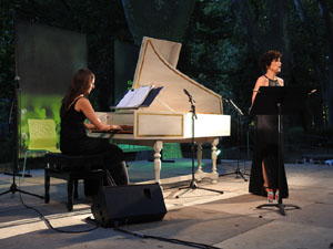 Festival Notes al parc 2021. Laia Frigol&eacute; i Eva del Campo