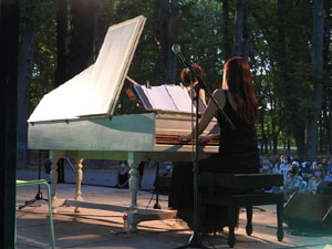 Festival Notes al parc 2021. Laia Frigol&eacute; i Eva del Campo