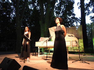 Festival Notes al parc 2021. Laia Frigol&eacute; i Eva del Campo