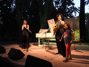 Festival Notes al parc 2021. Laia Frigol&eacute; i Eva del Campo