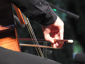 Festival Notes al parc 2021. Sara Par&eacute;s, Oleguer Aymam&iacute; i Dani Espasa