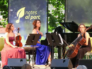 Festival Notes al parc 2021. Trio Andr&eacute;e