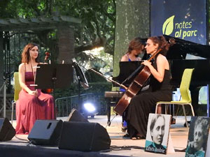 Festival Notes al parc 2021. Trio Andr&eacute;e