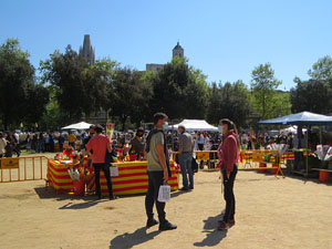 Diada de Sant Jordi 2021 a Girona. Les parades