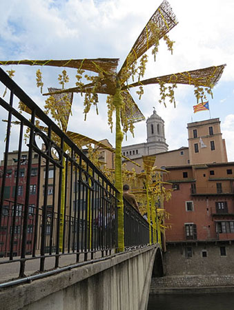 El pont d'en G&oacute;mez durant 'Temps de Flors' 2018