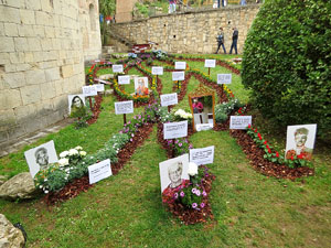 Temps de Flors 2021. Absis de Sant Pere de Galligants