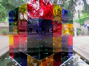 Temps de Flors 2021. Passeig Arqueol&ograve;gic. Cor sagrat
