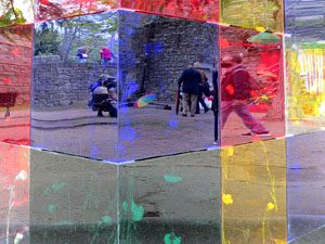 Temps de Flors 2021. Passeig Arqueol&ograve;gic. Cor sagrat
