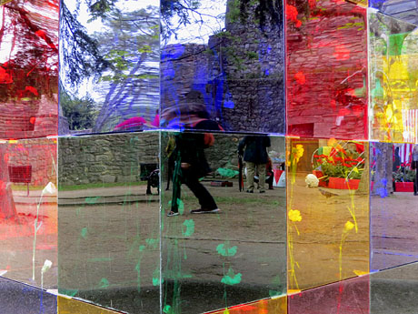 Temps de Flors 2021. Passeig Arqueol&ograve;gic. Cor sagrat