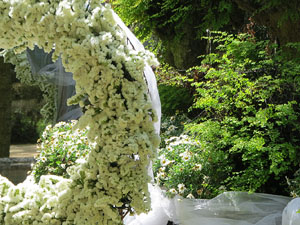 Temps de Flors 2021. El brollador dels Jardins de la Devesa