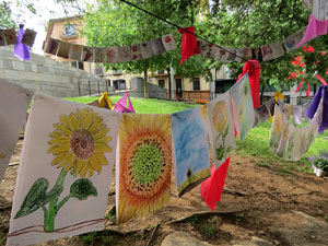 Temps de Flors 2021. Jard&iacute; de la Inf&agrave;ncia