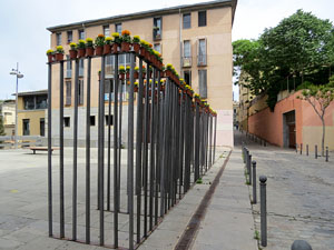 Temps de Flors 2021. Pla&ccedil;a Jacint Verdaguer i Santal&oacute;