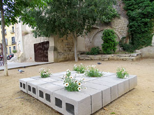 Temps de Flors 2021. El mirador del carrer de les Dones