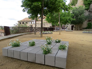 Temps de Flors 2021. El mirador del carrer de les Dones