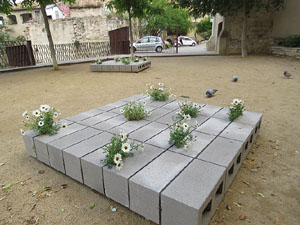 Temps de Flors 2021. El mirador del carrer de les Dones