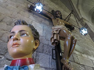 Temps de Flors 2021. La bas&iacute;lica de Sant Feliu