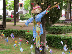 Temps de Flors 2021. Pla&ccedil;a de l'Assumpci&oacute;