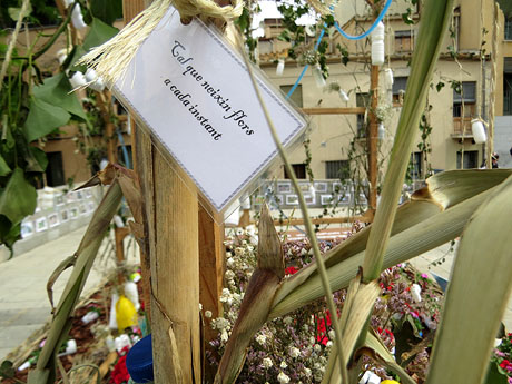 Temps de Flors 2021. Pla&ccedil;a Jacint Verdaguer i Santal&oacute;