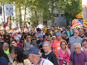 Diada Nacional 2022. Manifestaci&oacute; unit&agrave;ria per la Independ&egrave;ncia