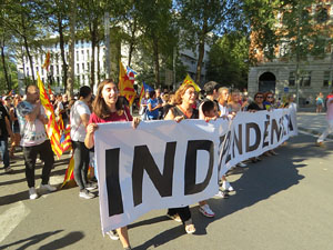 Diada Nacional 2022. Manifestaci&oacute; unit&agrave;ria per la Independ&egrave;ncia