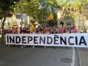 Diada Nacional 2022. Manifestaci&oacute; unit&agrave;ria per la Independ&egrave;ncia