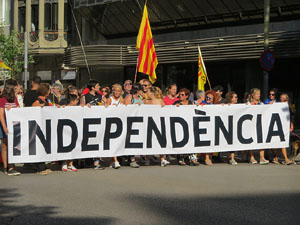 Diada Nacional 2022. Manifestaci&oacute; unit&agrave;ria per la Independ&egrave;ncia