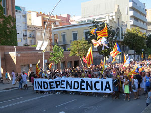 Diada Nacional 2022. Manifestaci&oacute; unit&agrave;ria per la Independ&egrave;ncia