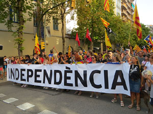 Diada Nacional 2022. Manifestaci&oacute; unit&agrave;ria per la Independ&egrave;ncia